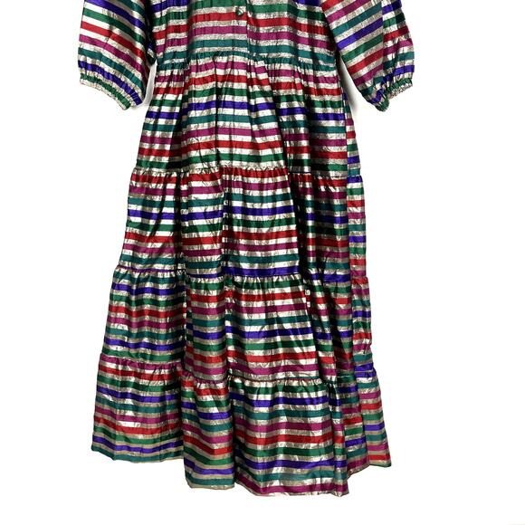 Darlington Isle Metallic Striped Dress - Picture 5 of 8